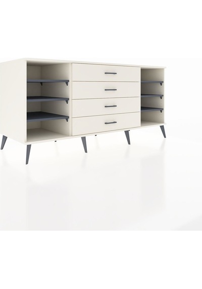 Kronos Konsol 6 Raflı 4 Çekmeceli 176x59x83 Aytaşı-antrasit/aytaşı Antrasit/aytaşı Kronos Konsol 6 Raflı 4 Çekmeceli 176x59x83 Aytaşı-antrasit/aytaşı Antrasit/aytaşı
