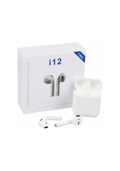 Beyaz I12 Airpods Kulaklık