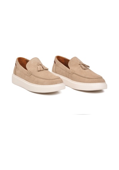 Voyager Erkek Ten Süet Rahat Tabanlı Şık Hakiki Deri Smart Casual Ayakkabı Loafer 6795 M Voyager Erkek Ten Süet Rahat Tabanlı Şık Hakiki Deri Smart Casual Ayakkabı Loafer 6795 M