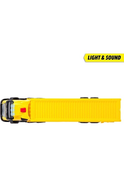 203747018 Dickie Dhl Truck Free Wheel Volvo Fh16 Truck Light Sound İnterior,