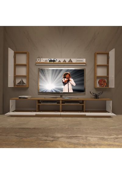 Decoraktiv Trendstyle 5220das Mdf Tv Ünitesi Tv Sehpası Pera - Beyaz