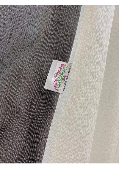 Beyaz Pırlanta Tül Perde 1/3 Sık Pile 260 X 300 Cok Renkli