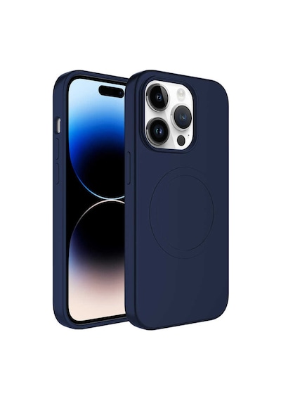 Apple Uyumlu iPhone 14 Pro Max Kılıf Magsafe Wireless Şarj Özellikli Pastel Renk Silikon Plas Kapak