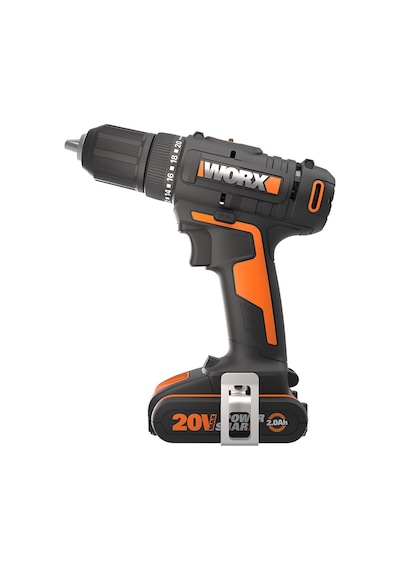 Worw  Wx108 20Volt/2.0Ah Li-ion Çift Akülü Profesyonel Şarjlı Matkap