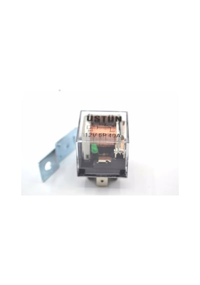 25li Paket Mini Röle Şeffaf 40 Amper 12v 5p Ledli Üstün N11.547