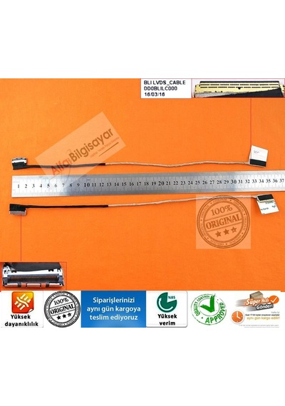 Laptopyedekparca Toshiba Uyumlu Satellite L50-B-1Q6 Lcd Data Ekran Flex Led Lvds Kablo Or