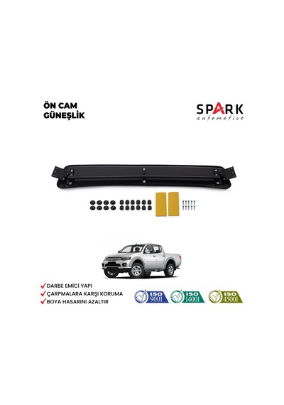 Mitsubishi L200 2007-2015 Yıl Aralığı Uyumlu Ön Cam Güneşliği