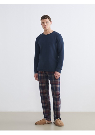 LC Waikiki Lc Waıkıkı Bordo Standart Kalıp Erkek Pijama Alt