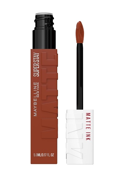 Maybelline New York Super Stay Matte Ink Likit Mat Ruj - 75 Fighter Kahverengi Sku: Smg8690010410122