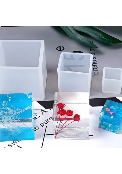 Silikon Kare Küp Kalıbı 5x5x5cm