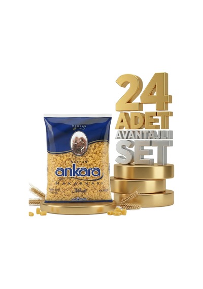 Ankara Boncuk Makarna 24x500 Gr