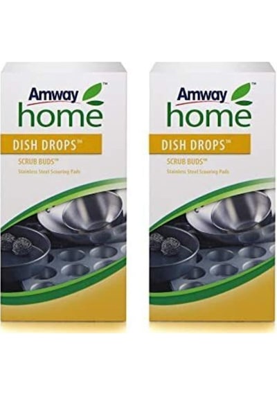 Amway Bulaşık Telleri Home™ Dısh Drops™ Scrub Buds™ 2Li Set