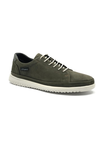 James Franco 9144 Deri Sneaker Casual Erkek Ayakkabı Haki