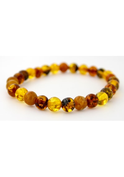 Kehribar Bileklik Kure Tasarım Ambergold Blk23-92 Çok Renkli