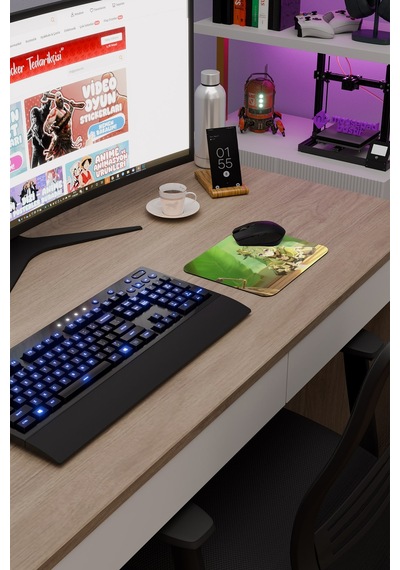 Collei Genshin Impact Anime Gacha V2 - 22x18 Gaming Mouse Pad Fare Altlığı