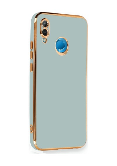 Newface Huawei P20 Lite Kılıf Volet Silikon - Semeglbl - 89 Açık Yeşil