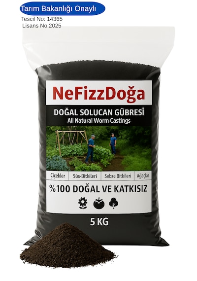 %100 Doğal Solucan Gübresi