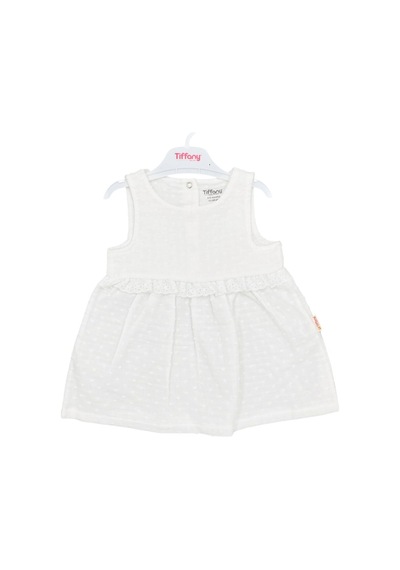 Müslin Newborn Pure Theme Elbise 10086 Ekru