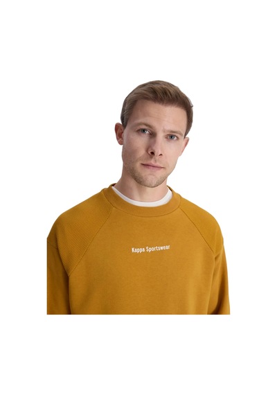 Kappa Authentic Alec Erkek Sweatshirt Kap.32232fw Hardal