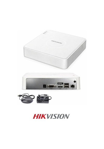 Ds-7104nı-q1 4 Kanal Nvr Kayıt Cihazı H.265+ 4mp Ip Kamera Desteği