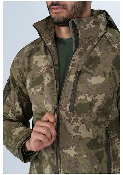 Kubilay Askeri Malzeme Combat Tactical Outdoor Kamuflaj Mont Su Rüzgar Geçirmez Erkek Softtjell Mont - 305 Yeşil Kubilay Askeri Malzeme Combat Tactical Outdoor Kamuflaj Mont Su Rüzgar Geçirmez Erkek Softtjell Mont - 305 Yeşil