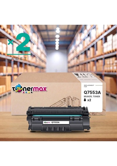 Hp Laserjet M2727nf Mfp Uyumlu Toner Çipli Q7553a 2'li 3.000 Sayfa