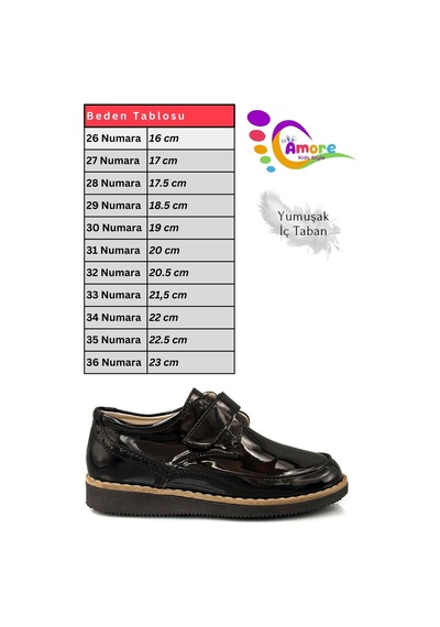 Sermoda Lil Amore Cırt Cırtlı Erkek Çocuk Ayakkabısı Okul & Sünnet Düğünü İçin Klasik Model Rugan Siyah Sermoda Lil Amore Cırt Cırtlı Erkek Çocuk Ayakkabısı Okul & Sünnet Düğünü İçin Klasik Model Rugan Siyah