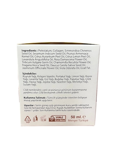 Esila Kolejenli Kuyruk Yağlı Cilt Bakım Kremi 2 x 50 ML