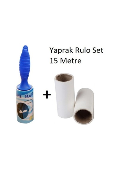 Evcil Hayvan Tüy Alma Yaprak Rulo 5 Metre 2 Yedekli Set Yedek Setli Tüy Alma Rulo Belirtilmemiş