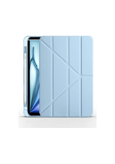 Apple Uyumlu iPad, Air 11 10.9 Inç Air 4 5 6 2020 2022 2024 Kılıf Kalem Bölmeli Stadlı Uyku Modlu Akıllı Case Kılıf