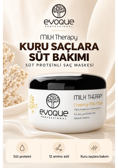 Evoque Milk Therapy Süt Maskesi 500 ML