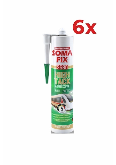 6 Adet Somafix S580 High Tack Korniş Yapıştırıcı