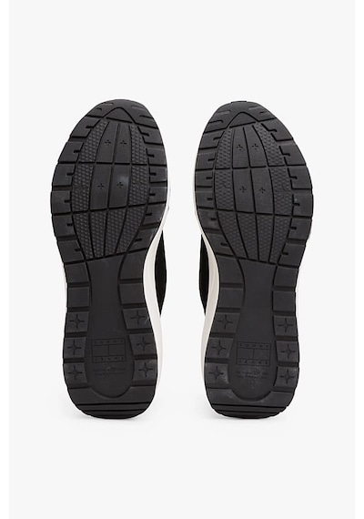 Tommy Hilfiger Erkek Tjm Runner Knit Örgü Sneaker - Siyah Black