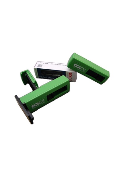 Colop Cep30 Kaşe Yeşil Kasa Siyah Keçe - 18 x 47 MM