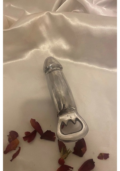 Şişe Açacak Peni S Objeli Küçük Boy Metal Krom Kaplama Bira Gazoz Açacağı Çok Renkli