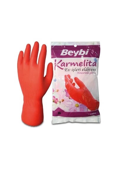 Mey İthalat Beybi Karmelita Bulaşık Eldiveni No:8