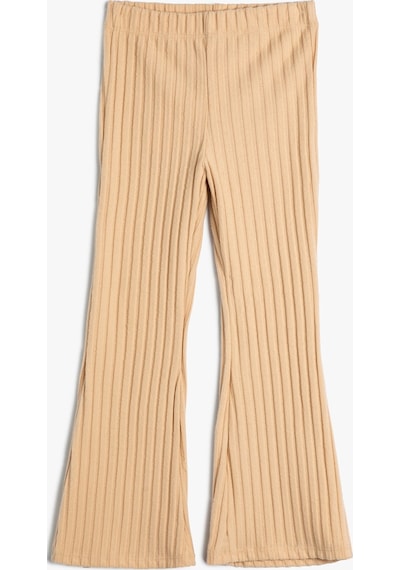 Koton İspanyol Paça Pantolon Ribanalı Beli Lastikli Deve Tüyü 4wkg40112ak 4WKG40112AK100 Taba Koton İspanyol Paça Pantolon Ribanalı Beli Lastikli Deve Tüyü 4wkg40112ak 4WKG40112AK100 Taba