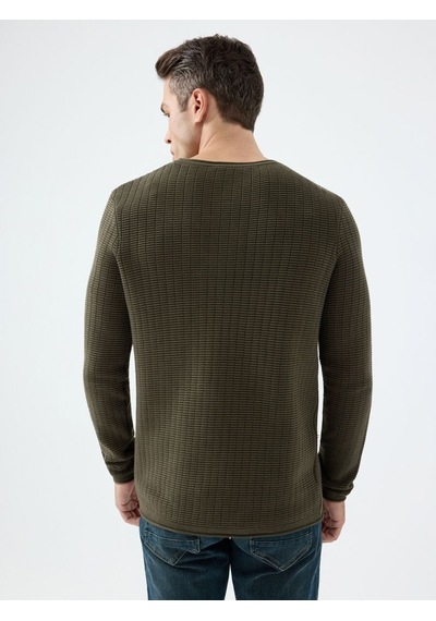 LOFT Regular Fit Erkek Kazak Lf2040999 Q1.v1 Haki