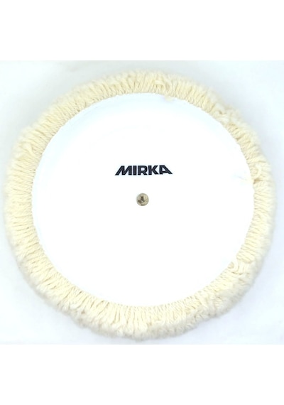 MIRKA PASTA CİLA PARLATMA POLİSAJ KUZU POSTU BURGULU YÜN PED CIRTLI  180mm