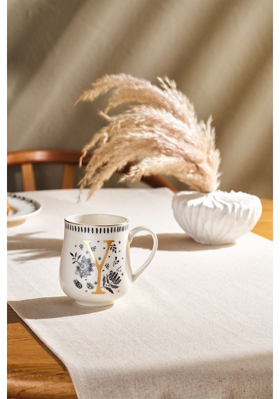 Emsan Artisan Y Letter New Bone Kupa 220 Ml
