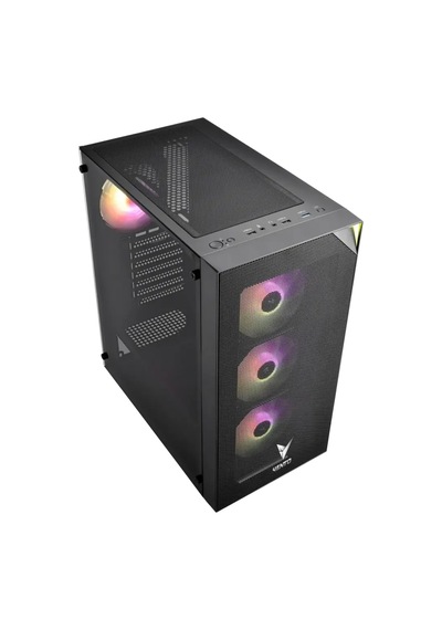 Vento Vg3400s, 650w, 80plus, Siyah, Temperli Cam, Rgb, Atx, Tower, Gamıng Kasa