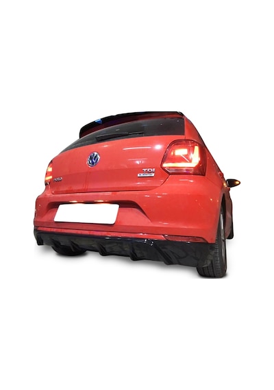 Volkswagen Polo 6r (2015-2017) Makyajlı Arka Tampon Eki - Difüzör