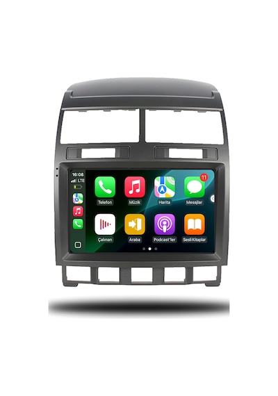 Carplayer Volkswagen Touareg 2003-2010 Uyumlu Android Multimedya 4gb Ram 32gb Hafıza