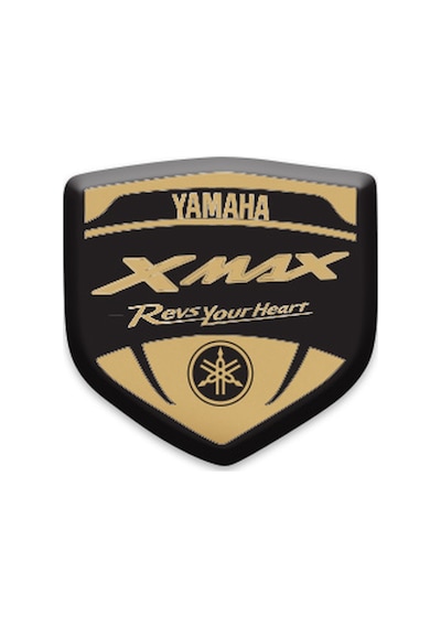 Xmax 3d Kabartmalı Siperlik Camı Sticker 2