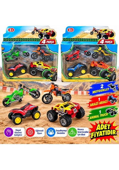 Snt20463 4 Pack Extreme Sport Oyuncak