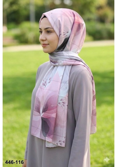 Buqle Dijital Desenli Soft Şal 446-116 Çok Renkli