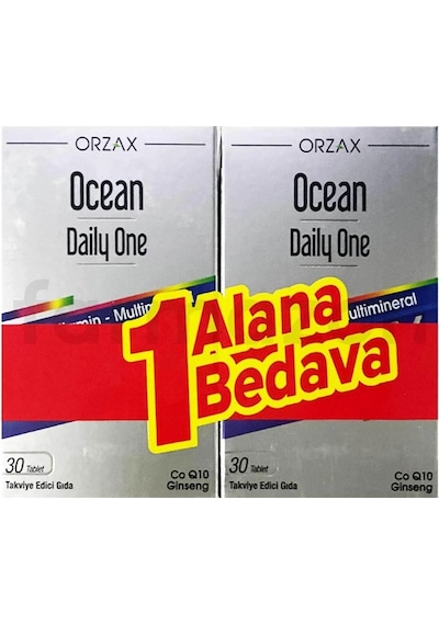 Ocean Daily One Energy 30 +30 Tablet- 1 Alana 1 Bedava Skt:06/2028