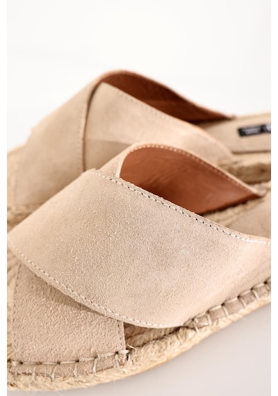 5in1Canpolat Bej Espadril Terlik 24112-bej Bej
