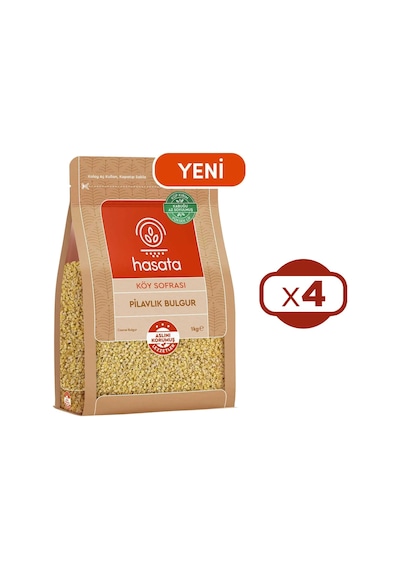 Hasata Köy Sofrası Pilavlık Bulgur 1000 Gr X 4 Adet
