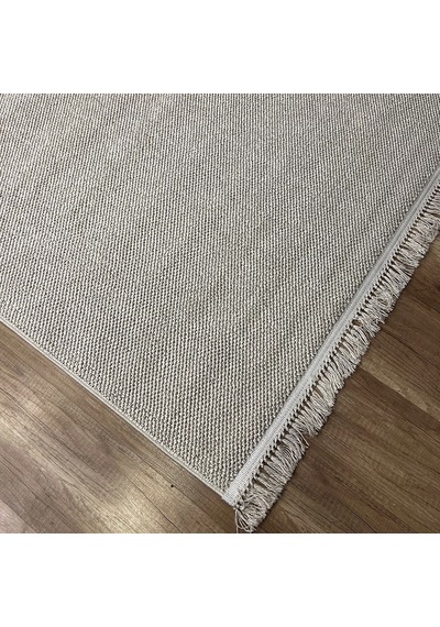 Hoom Rugs Vega S5486a Krem Hav Toz Vermez Hasır Dokuma Modern Makina Halısı Krem